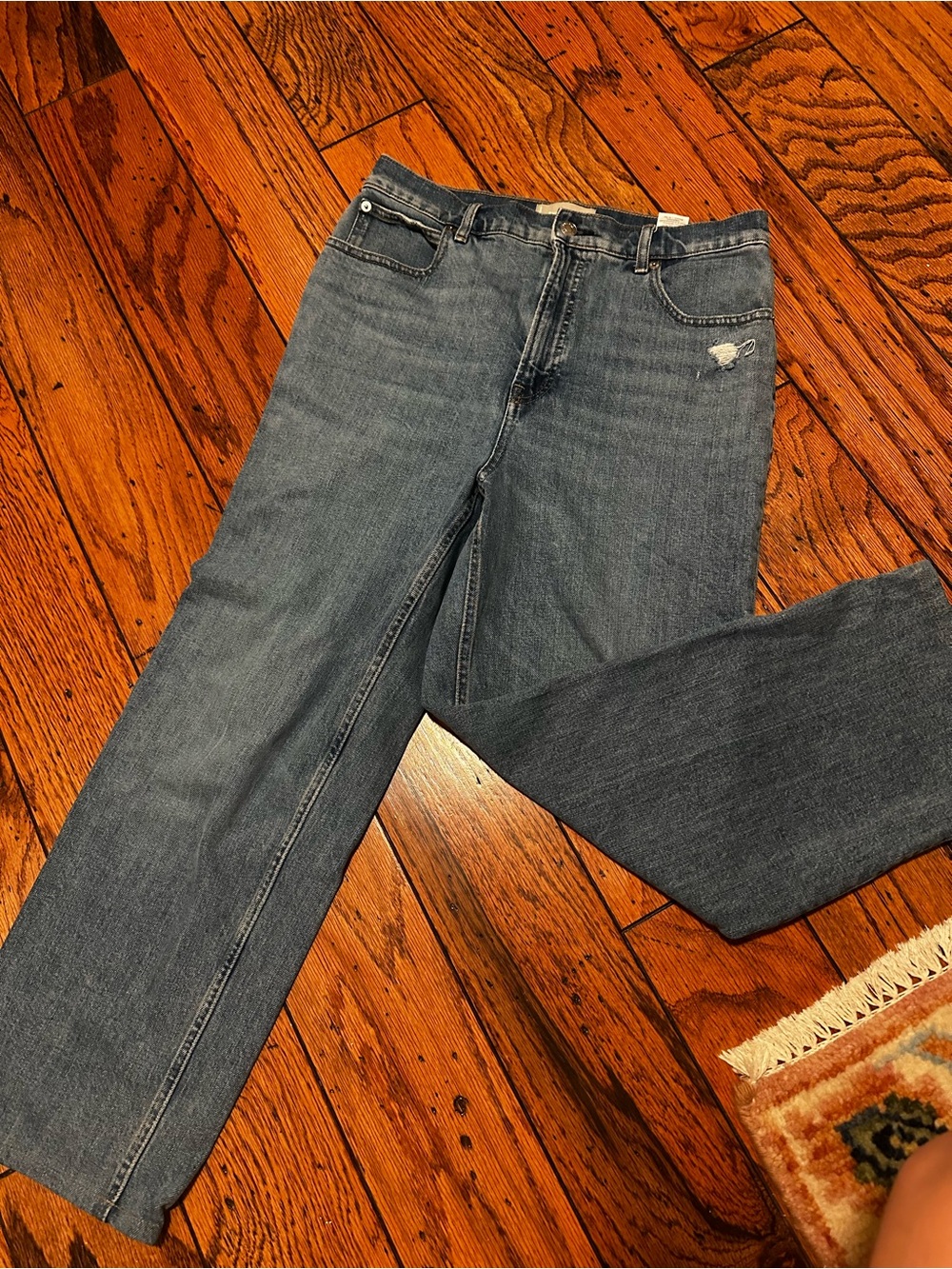 Everlane The Way-High Jeans in Medium Blue Denim
